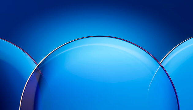 3D Blue Optical Forms for Artificial Intelligence Data Processing