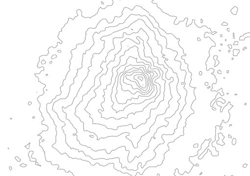 Curvas de nivel, mapa topogr&aacute;fico,. Cartograf&iacute;a