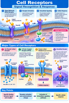 Cell Receptors Signal Recognition Response