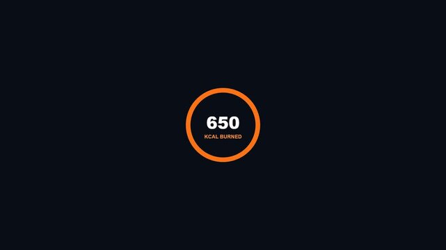 Workout Calorie Burn Goal Activity Ring