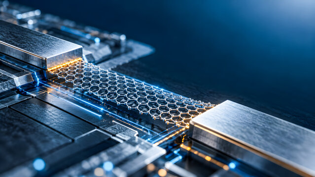 Graphene Nanoelectronics Concept with Metal Contacts and Copy Space