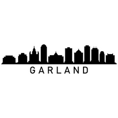 Fototapeta premium Garland skyline