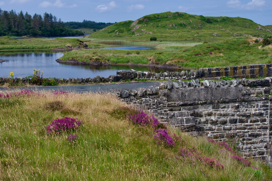 Stone Bridge Wild Atlantic Way Carna Road R341 Near Roundstone County Galway Republic of Ireland