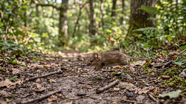 Rat&oacute;n corriendo