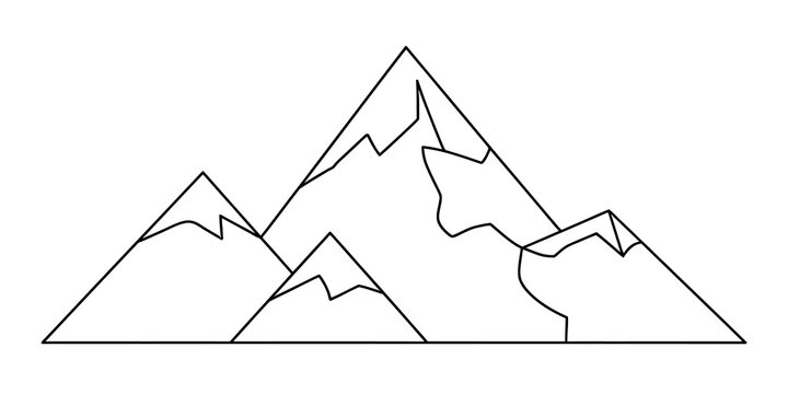 pyramid of mountains