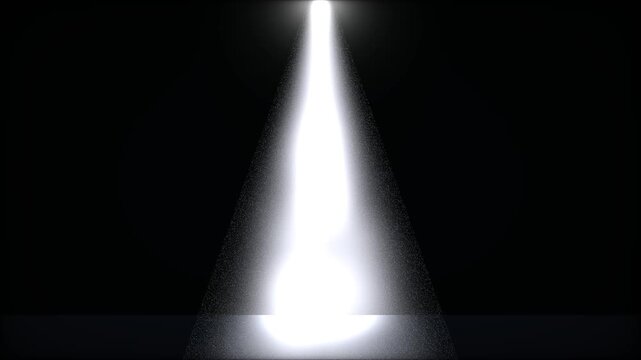 Single Zenith Downlight Piercing Fog Stage Lighting Motion Graphic Background