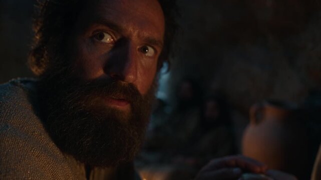 Obadiah Secretly Feeding the Hidden Prophets