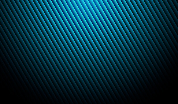 Abstract blue diagonal striped background pattern modern tech texture with glowing light effect