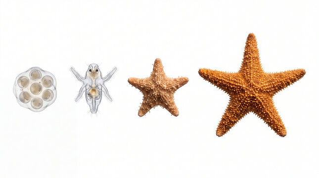 Starfish Life Cycle Stages.