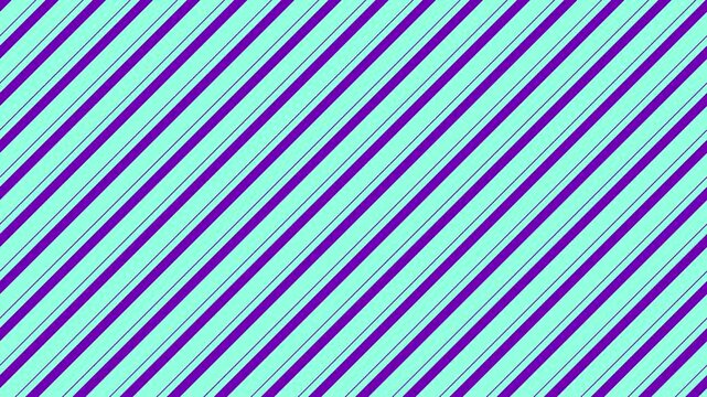 Abstract diagonal stripes motion background, in purple and, mint green