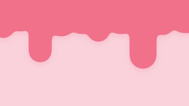 Pink Dripping Paint Motion Background for Graphic Design