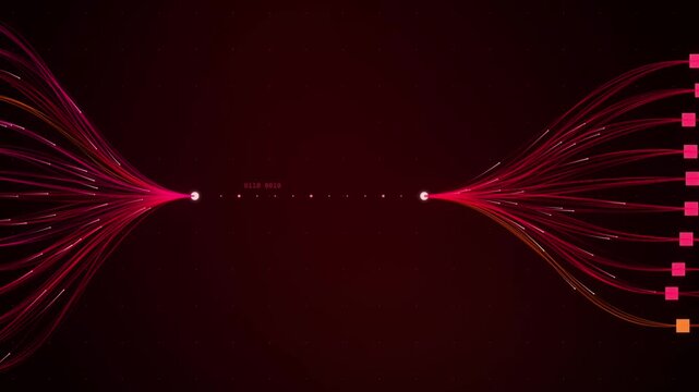 Neural network connections converge and branch across a glowing digital data grid