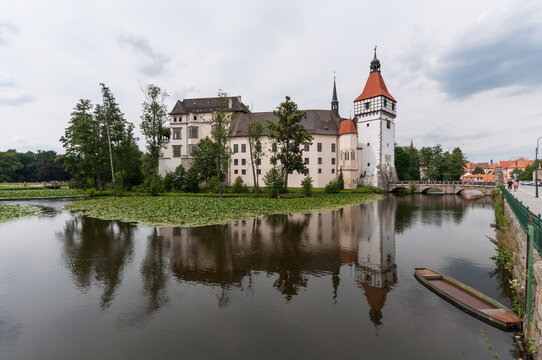 Blatna Castle Reflected in Moat