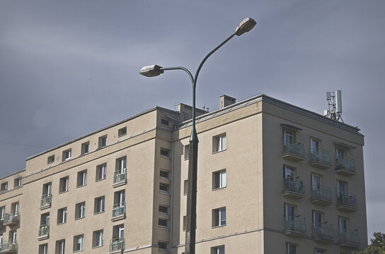 building in the nowa huta