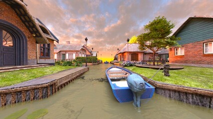 川沿いの家　3DCGレンダリング © tsuneomp