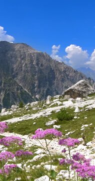 Fantastic landscape on the Alimonta Dolomites