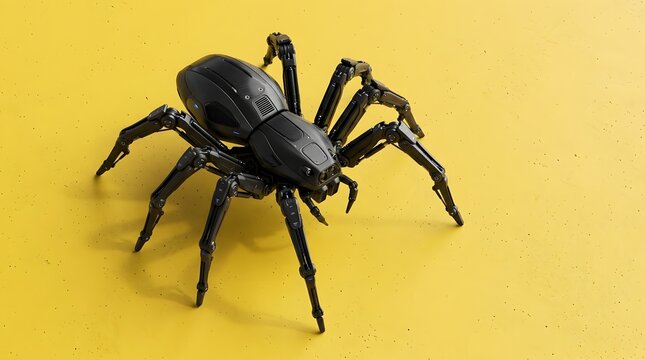 Realistic Cybernetic Spider Robotic Insect