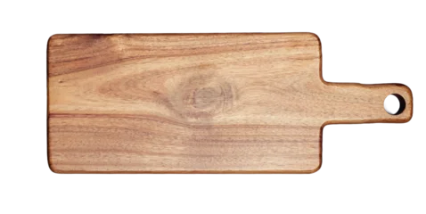 Wooden cutting board with handle cutout © Diana Vyshniakova