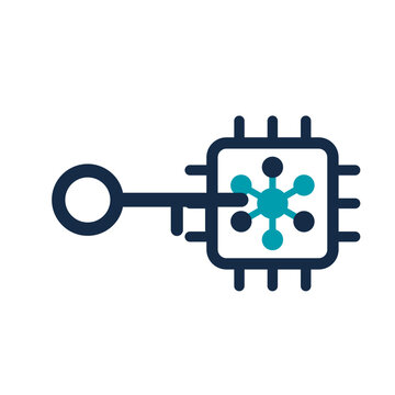 Encrypted inference - Modern AI Icon