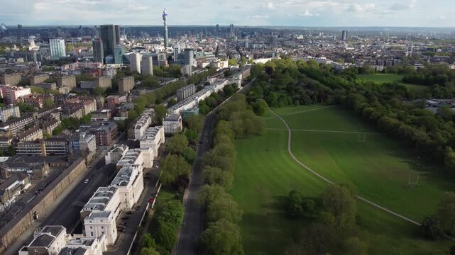 Regents Park, Camden and Euston, London, England