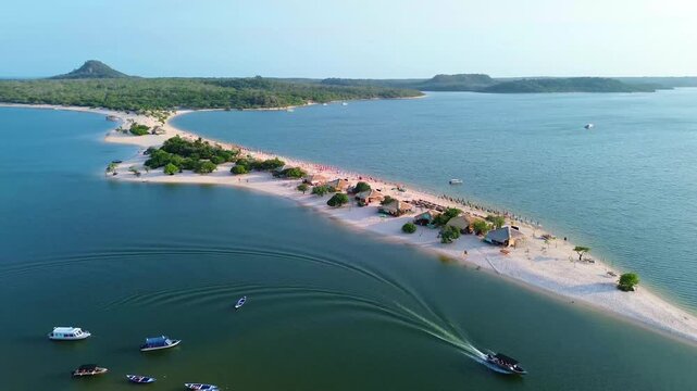 Praia de Alter do ch&atilde;o caribe brasileiro na Amaz&ocirc;nia