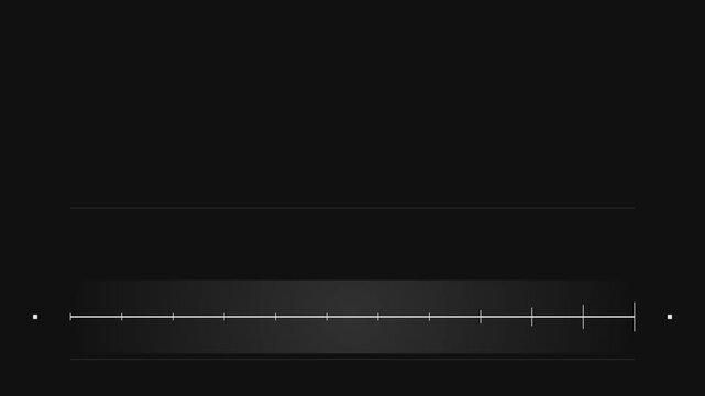 Timeline Visualization: A dark, minimalist timeline graphic with clear markers and labels, representing progress and the passage of time.