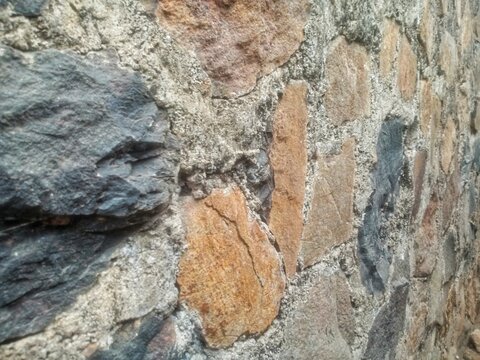 Dark Charcoal Stone Rough Hewn Texture