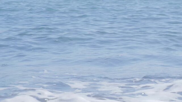 Atlantic Ocean waves crash gently on shore, warm Gulf Stream current, relaxing coastal scene, natural power, sea breeze, aquatic travel