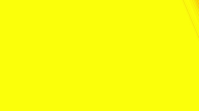 Abstract motion of warm yellow and red diagonal lines transitioning to solid bright color background for modern graphic design.