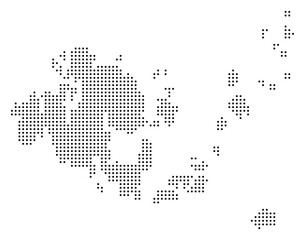 Aland Map Black Dot Dotted Vector Illustration © Akhmad Nur Fahrozi