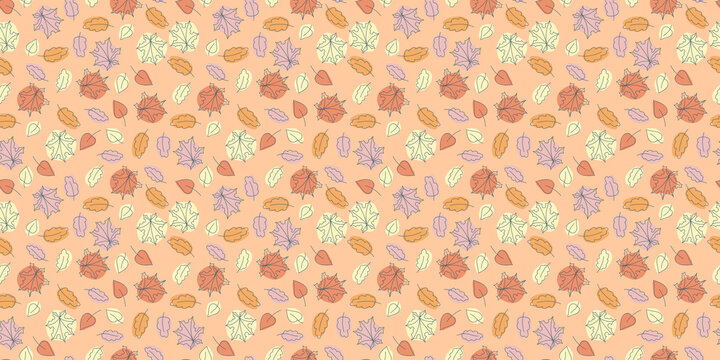Autumn wallpaper and  Background pattern design 