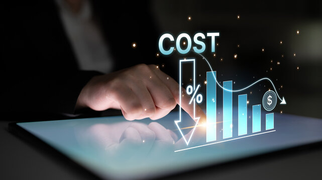 Cost reduction and cost saving through digital transformation, business cost optimization, operational cost reduction, financial saving, and resource efficiency strategies for business success. Spline