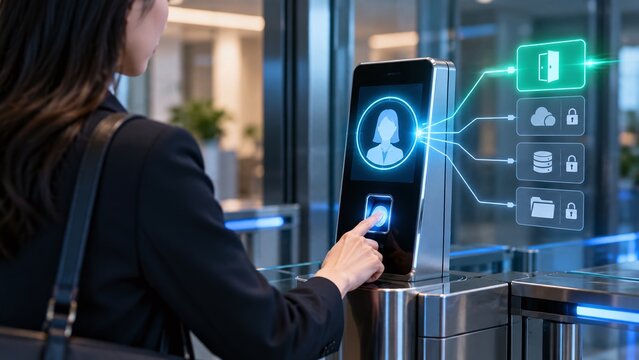 Identity and Access Management with Biometric Authentication in Secure Enterprise Office