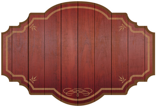 Rustic Wooden Sign Blank