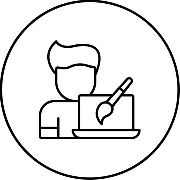 Graphic designer Icon