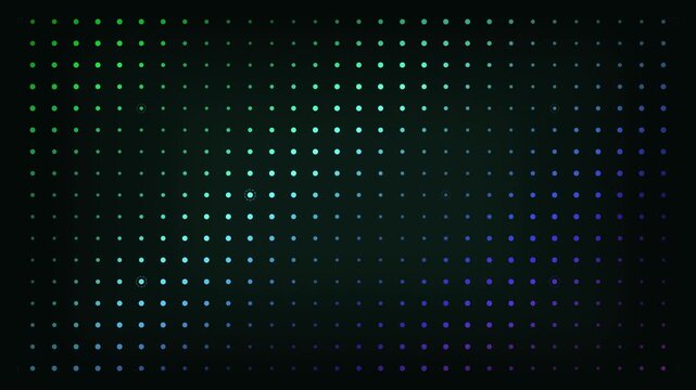 Abstract led dot grid pattern background motion graphic animation loop