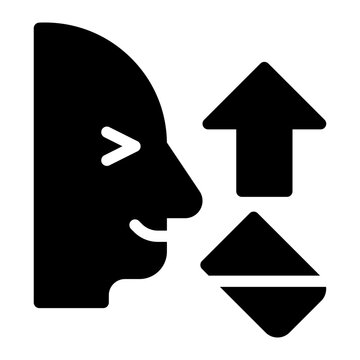 thirst glyph icon