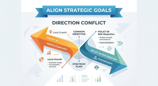 Policy Divergence and Direction Conflict in Strategic Planning