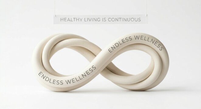 Endless Wellness Symbol Representing Continuous Healthy Living