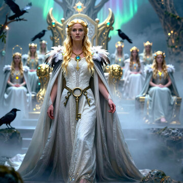 Frigga, the Norse goddess queen