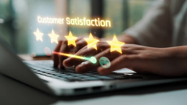 Customer satisfaction measures experience. Customer satisfaction improves service, builds loyalty, customer enhances trust, and customer satisfaction drives feedback. Marrow