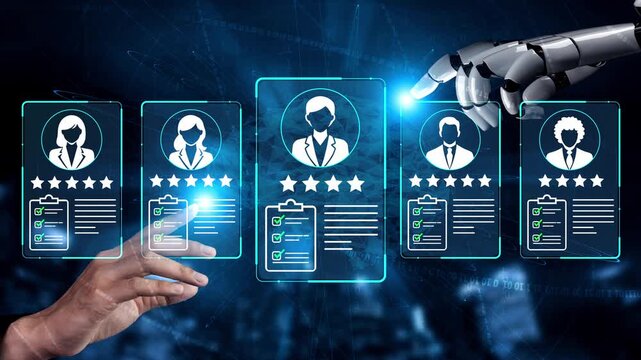 Human Hand Interacting with Robot Hand in Digital Selection Process of Online Profiles with Rating System. Entropy.
