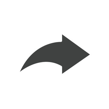 Share icon. Solid glyph series icon