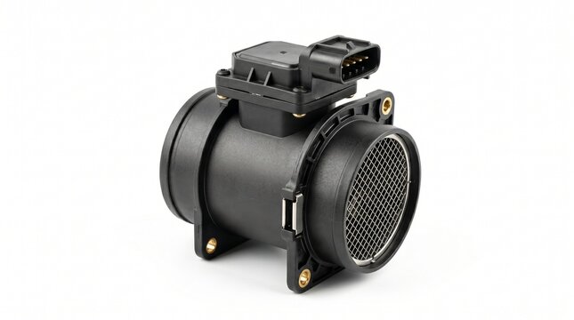 Mass airflow sensor for automotive engine intake