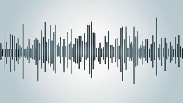 Digital sound wave equalizer graphic background concept illustrating audio frequency, rhythm, and music technology