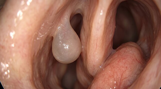 Nasal Polyp Arising from Nasal Cavity Mucosa