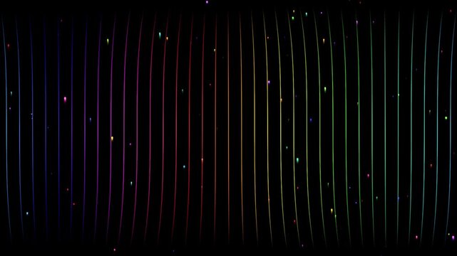 Dynamic Colorful Light flyig in the dark&mdash; Luminous Particles  Motion graphics Background