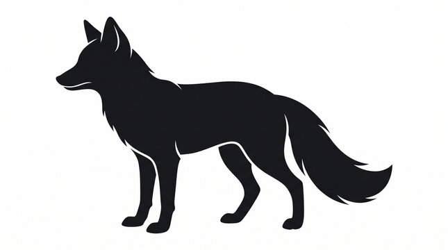 vector illustration of a wolf