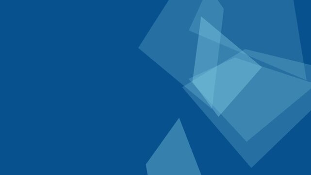Abstract geometric shapes with gradient blue background

