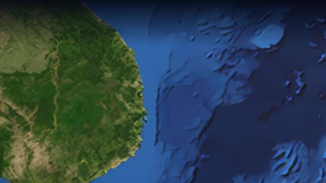 Animated Flight Path Map from Bangkok Thailand to Sydney Australia